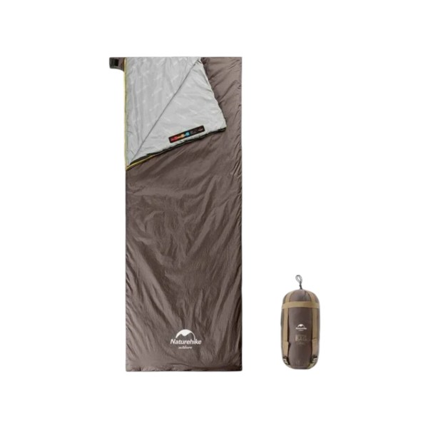 Фото - Спальний мішок Naturehike Summer LW180 NH21MSD09 Brown (6927595777985-R)